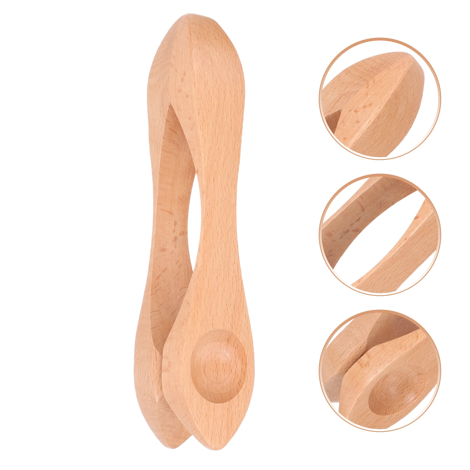 Educational Music Spoon Children Musical Instruments Toy Percussion Natural Adukt Toys Wood Toddler