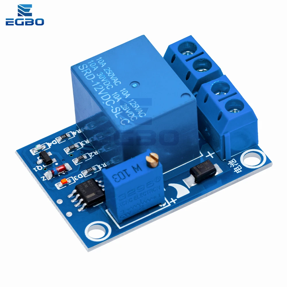 DC 12V Battery Undervoltage Low Voltage Cut off Automatic Switch Recovery Protection Module Charging Controller Protection Board