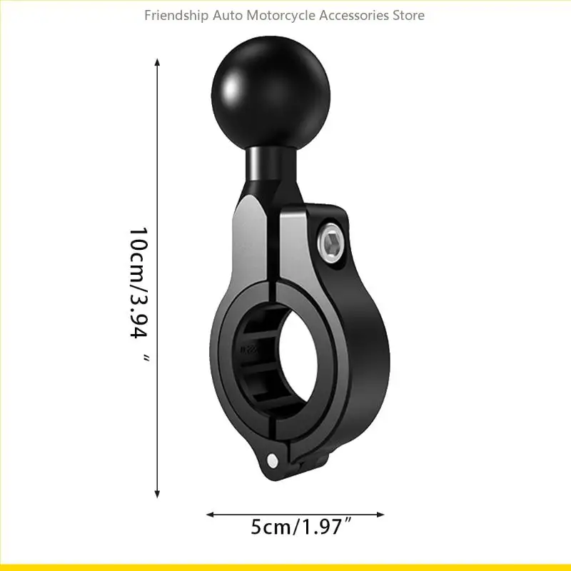 Szch Motorcycle Rer View Mirror Instllition BLL BSE Hndlebr Metl Clmp BSE