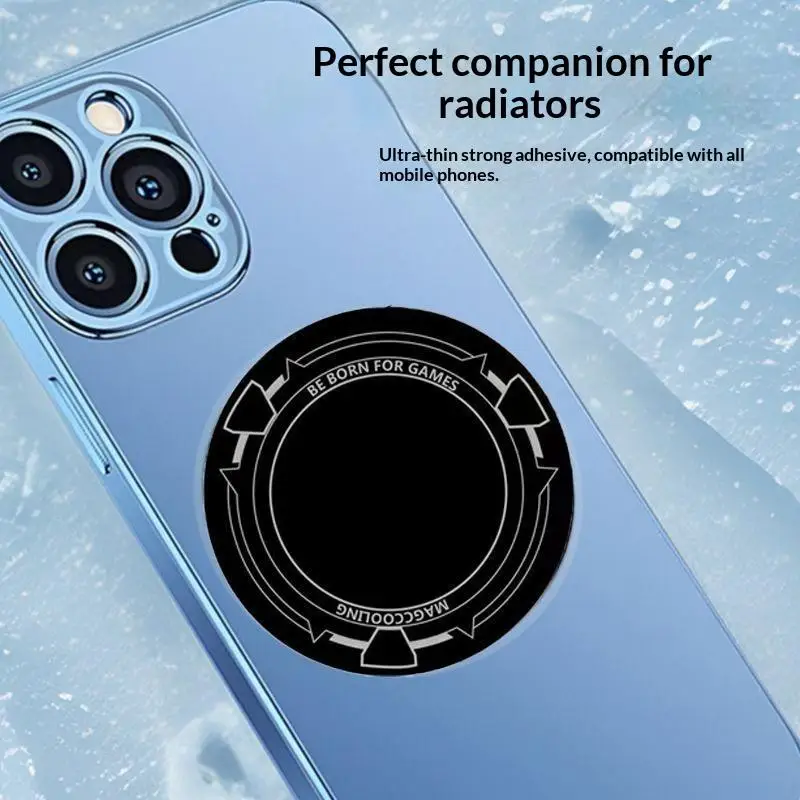 5Pcs 6cm Metal Plate Ring For Magnetic Car Pad Holder Radiator Iron Sheet Sticker For Pad Tablet PC
