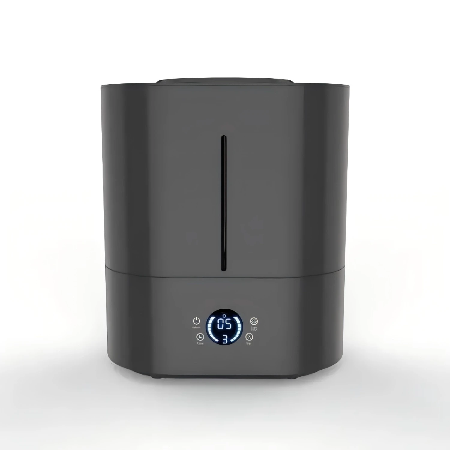 Smart Ultrasonic 4L Humidifier Humidistat Control Quiet Rotation Timing Function Energy Efficient Portable for Hotels Household
