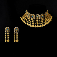 ACCKINGTrendy Fashion2PCS Luxury Waterdrop Indian Jewelry Sets For Women Wedding Party Indian Dubai Bridal jewelry Set