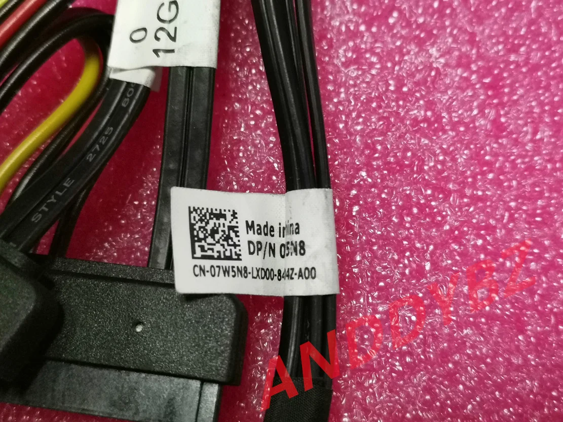 Used FOR Dell Precision Workstation Internal MINISAS HD To Dual Power Cable 7W5N8 07w5n8 TESED OK