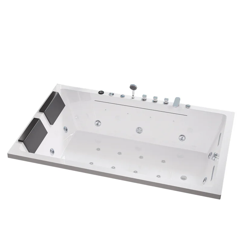 

Embedded double home acrylic massage thermostatic hotel B B large space bath bathtub