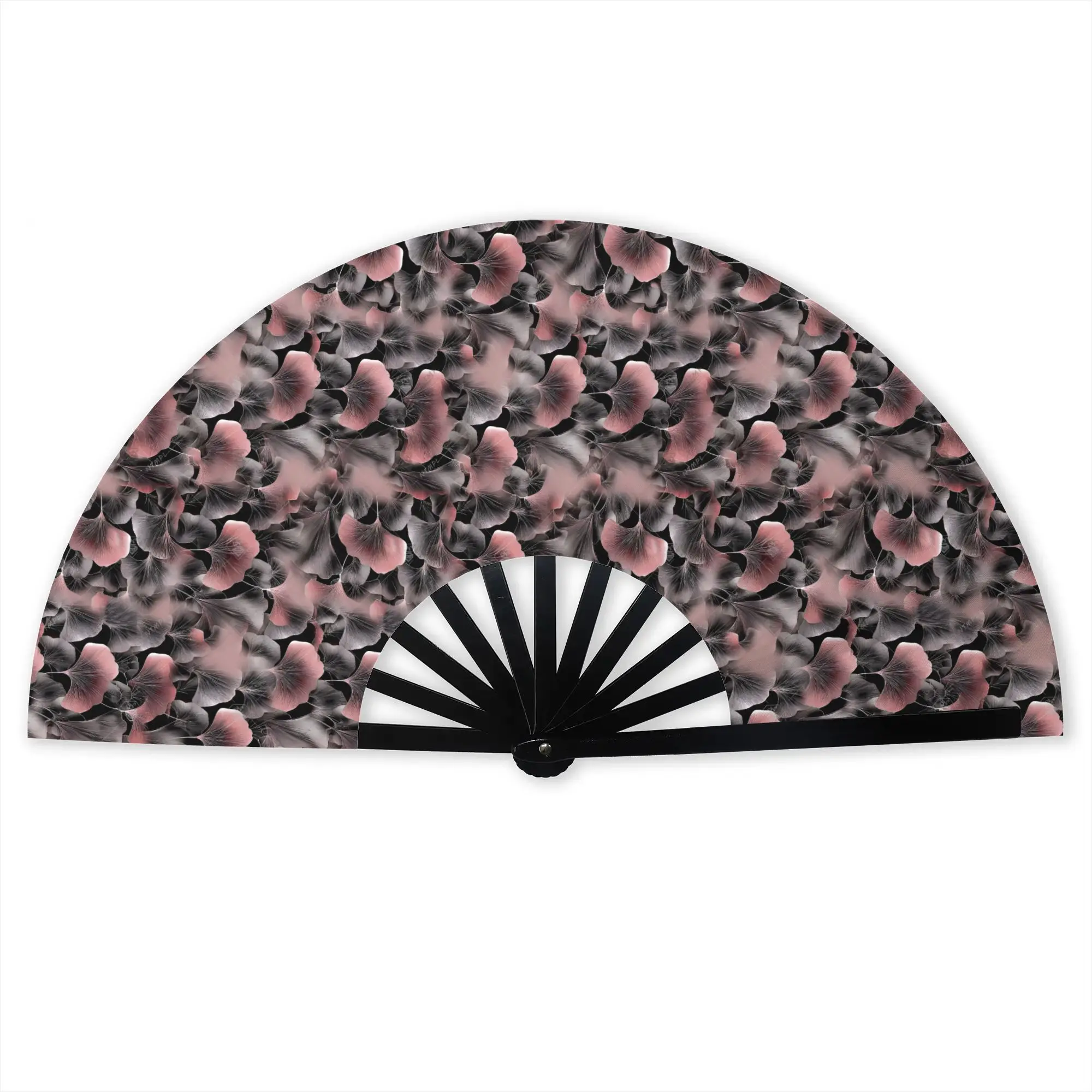 Personalised Ginkgo Leaf Promotional Gift Hand Fan Event Souvenir  Durable Folding Fans Unique Bulk Pack Fan