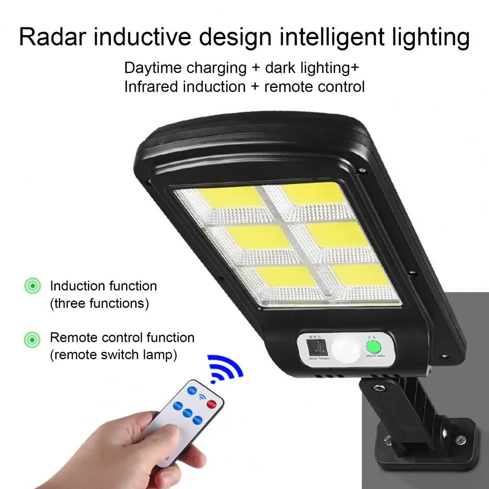 Compact Wall Light Convenient Solar Street Light Water Resistant High-Efficiency Adjustable Super Bright Wall Light