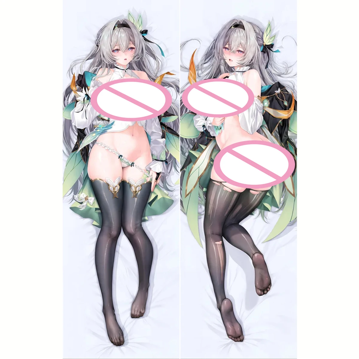 Cute Amane Firefly Honkai: Star Rail Square Pillowcase Peach Skin 2WAY Decor Pillow Case Room Cushion Case