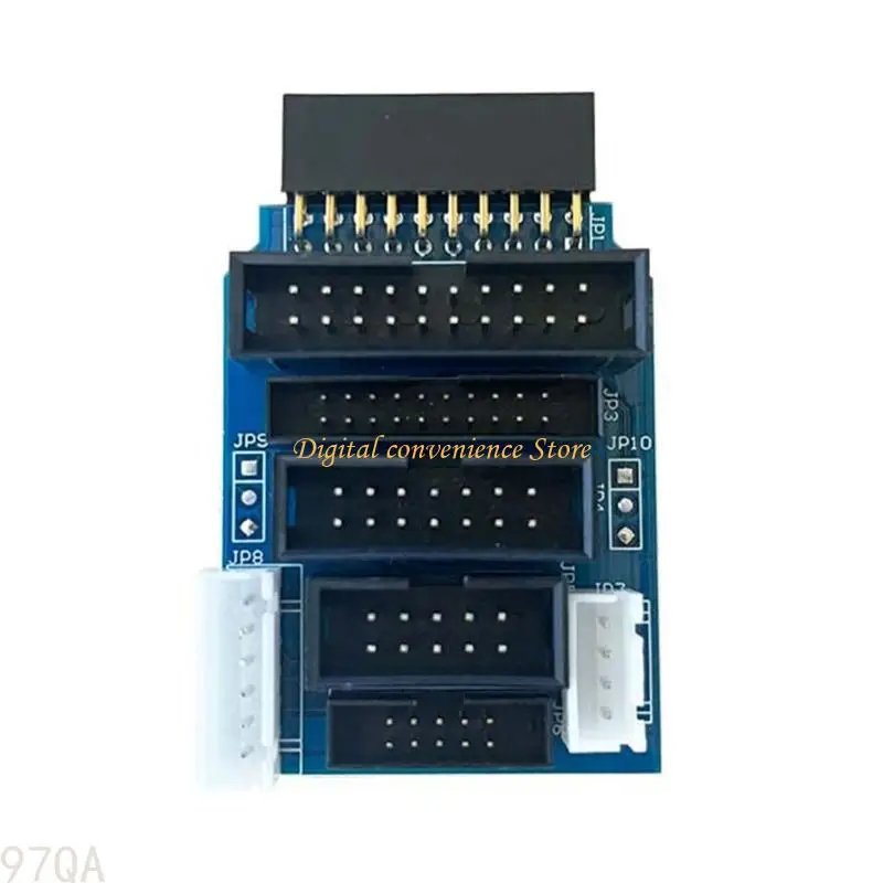 97qa tablero adaptación depuración confiable para JTAG V 8 V 9 Microcontrolador con 7 cables conexión y mejora