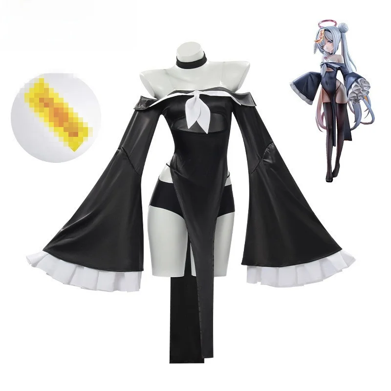 

Костюм для косплея Prana: игровой, аниме, на Хэллоуин, для ролевых игр, Blue Archive, настраиваемый женский комплект, студенческая рабочая форма