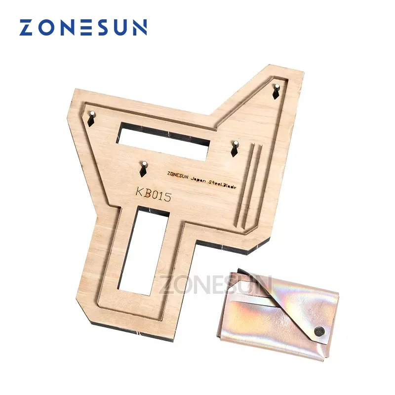 ZONESUN-Porte-carte de crédit, pièce de monnaie d'hectare, découpe en cuir personnalisée, outil artisanal, moule de coupe, portefeuille en papier bricolage