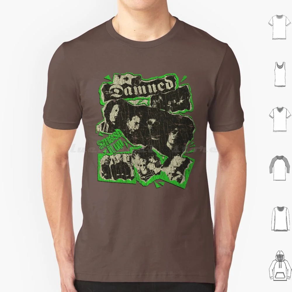 Smash It Up 1979 T Shirt Big Size 100% Cotton Punk Punk Rocker Punk Band Damned The Damned Smash It Up 1979 1970s British