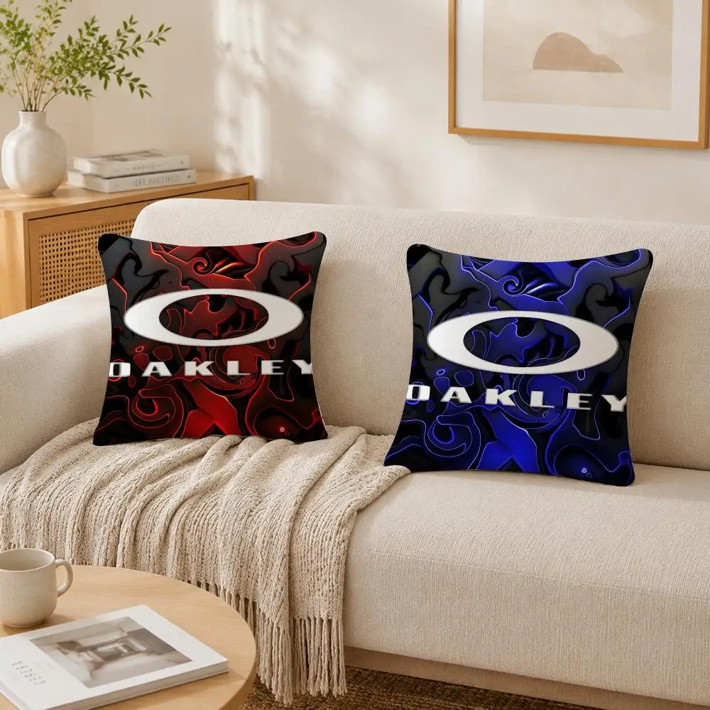 Decorative Trendy Brands O-oakley Cushion Cover Plush Decorative Pillow Case With Hidden Zipper Cutecore Room Decor For Home