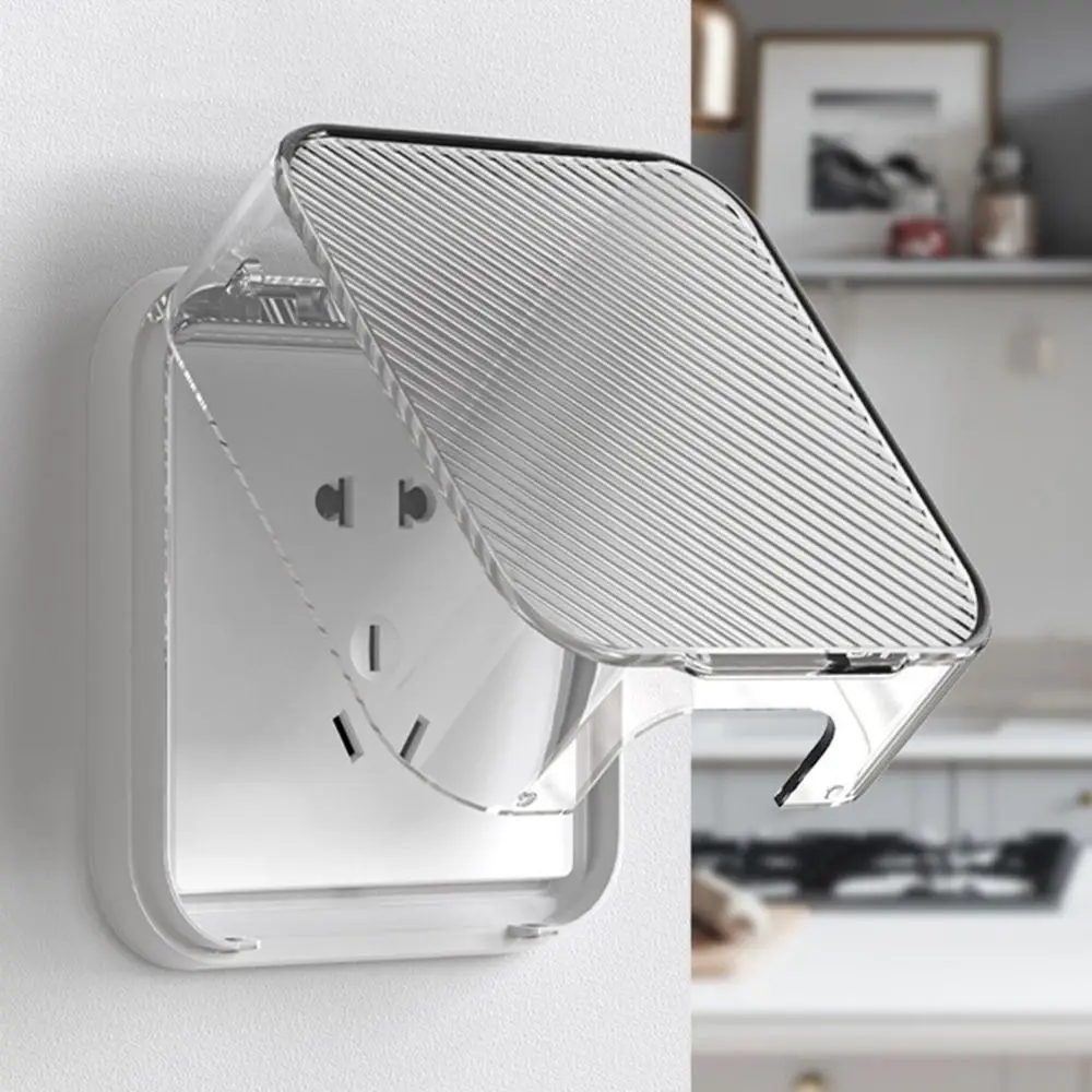 86 نوع التبديل الغطاء الواقي شفاف مقاوم للماء المقبس حامي سبلاش واقية ذاتية اللصق التبديل غطاء مقاوم للماء