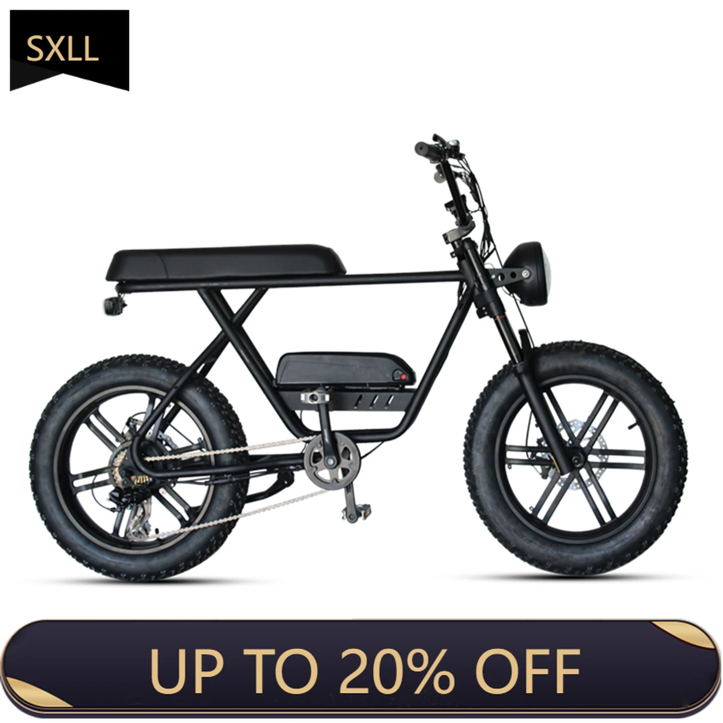 

SXLL Professional electric moped with pedals