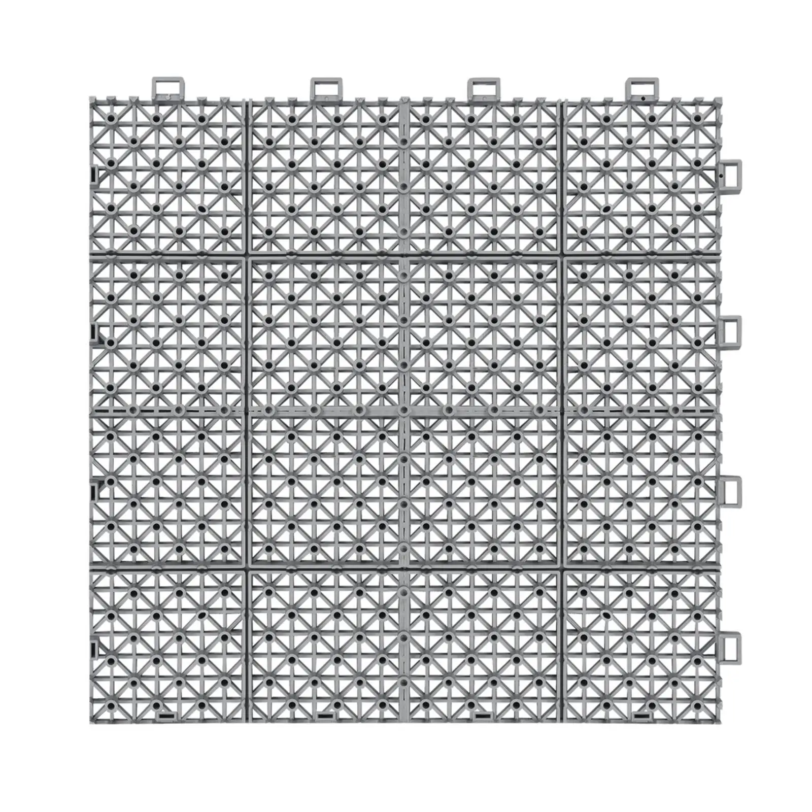 

Waterproof Interlocking Deck Tiles Plastic Slip Resistant Patio Flooring for Backyard Bathroom Shower