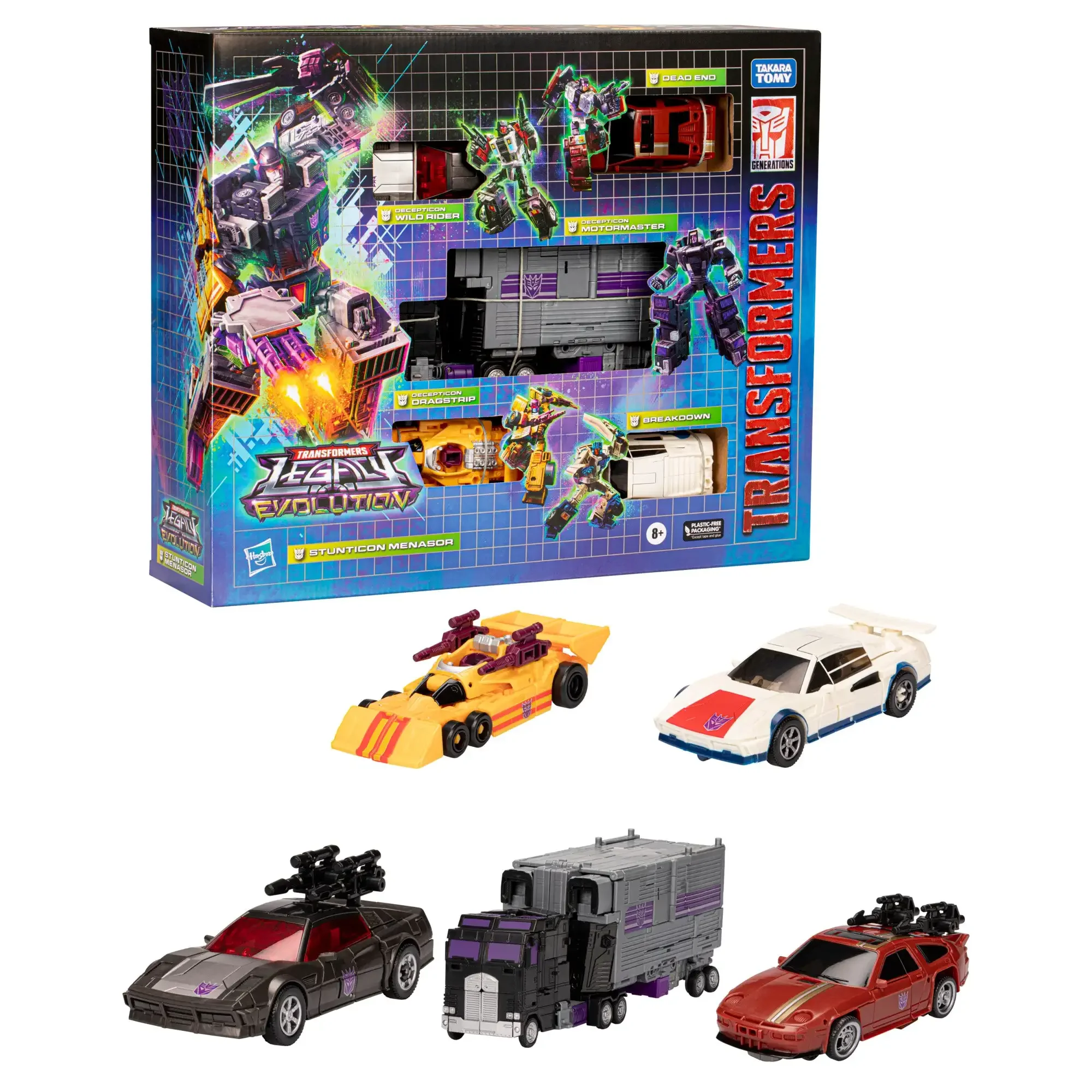 In Stock TakaraTomy Transformers Legacy Evolution Stunticon Menasor Combination Gift Box Action Figure Collection Hobby Gift Toy