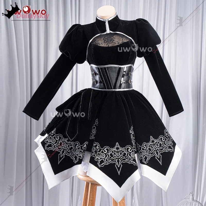 A2 Cos NieRR: Automaten A2 YoRHa: Pearl Harbor Afdaling Record Cosplay Kostuum Combat Uniformen Vrouw Jurk Anime Halloween Kleding