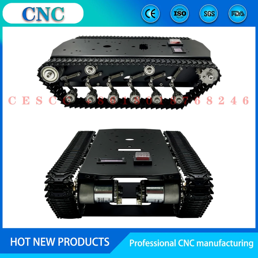 TS700 full metal crawler chassis Robot open source development platform Remote control ATmega328P