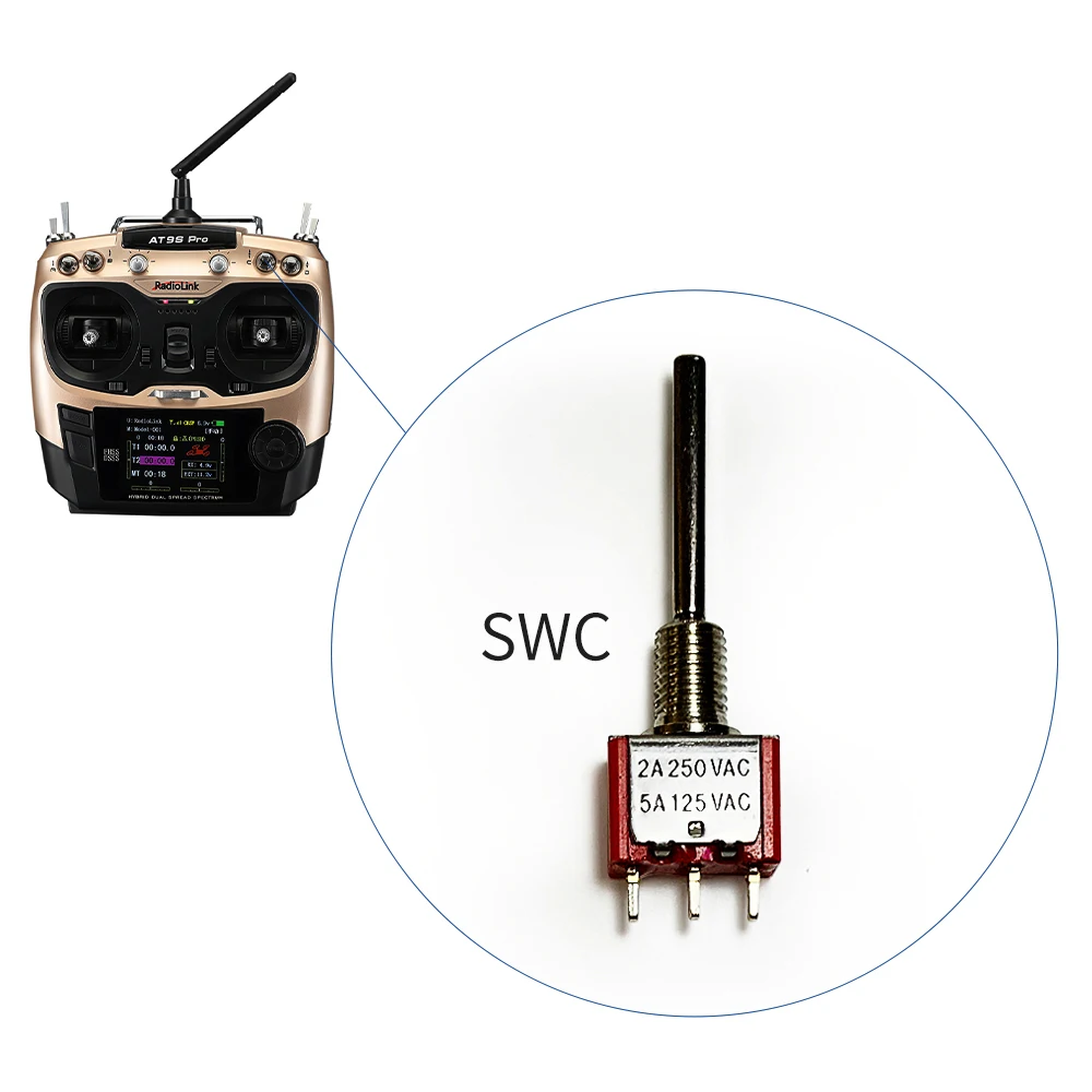 

Radiolink RC Transmitter AT9/AT9S/AT9S Pro Switches for Replacement Accessories Original