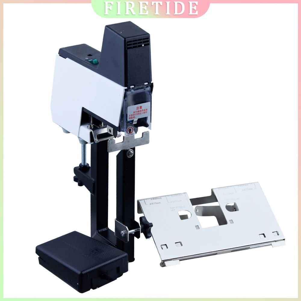 Electric Horse-Riding Stapler with Foot Switch for Nail Feeding And Flat Stapling Binding Machine Tool