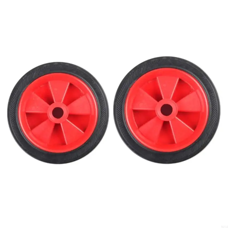5 inch Air Compressor Casters Noise Reducing Nonslip Replacement Wheel Smooth Rolling Industrial Grade Heavy Duty