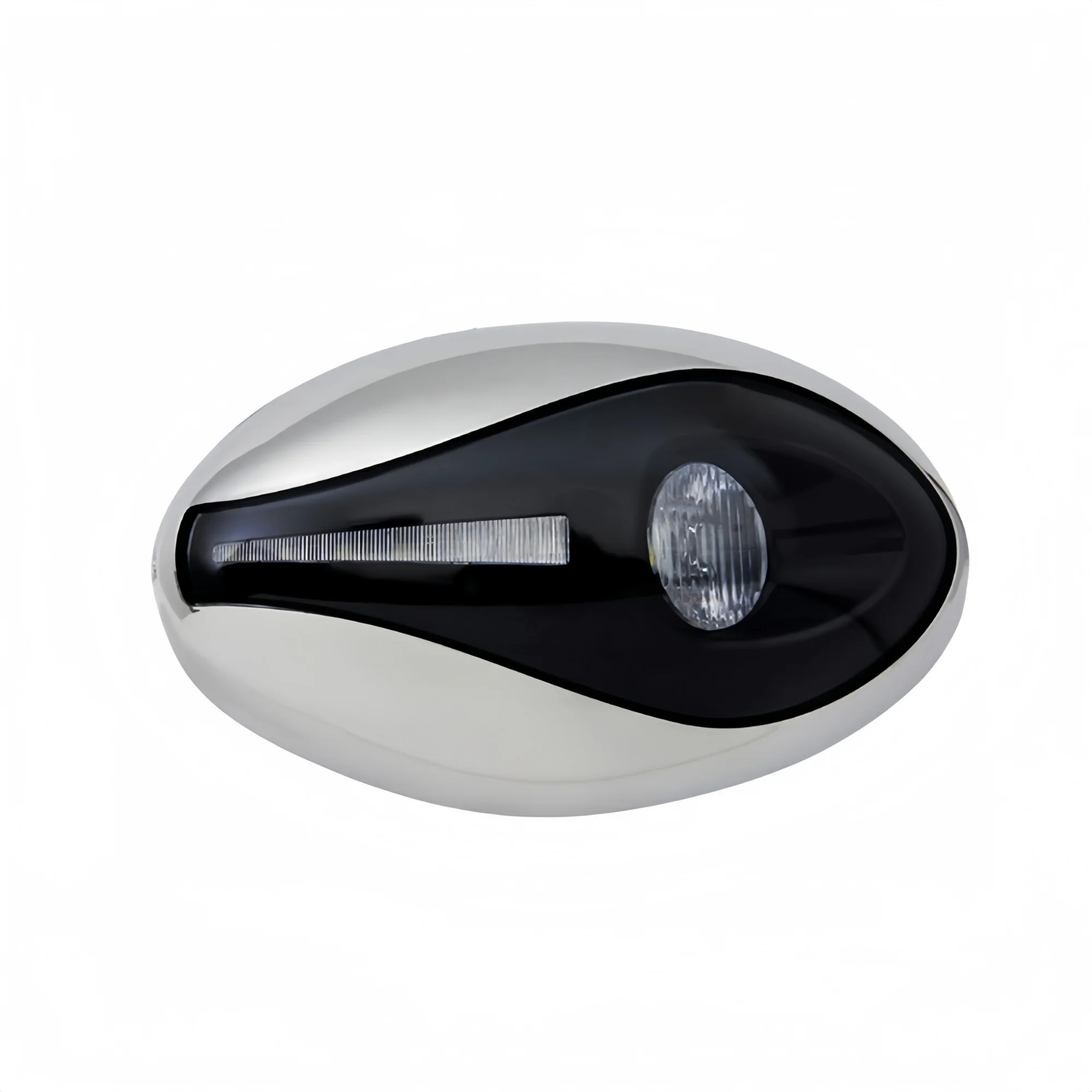 Marine LED Navigation Light 17W 1000LM Waterproof Corrosion-Resistant Stainless Steel 12V Forward Lighting 7200K