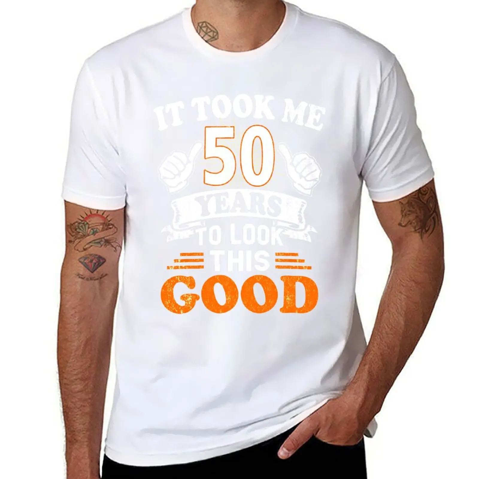 

50th Birthday Gift - It Took Me 50 Years To Look This Good T-Shirt Plus Size All Match Tee Shirt