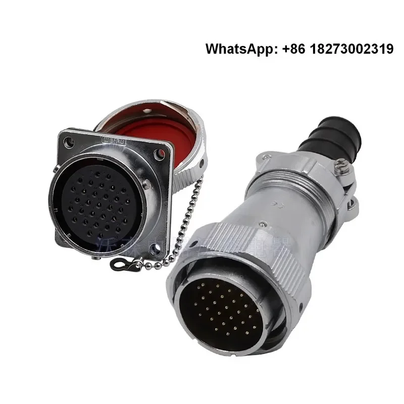 Waterproof aviation plug WY40-5 core 9 15 26 31 pin male and female connector TI socket Z