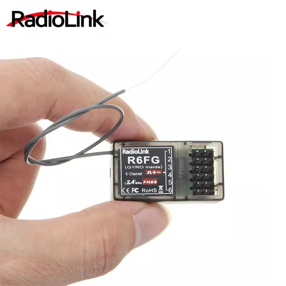 RadiolinkR6FG2.4GHz6ChannelFHSSRevitoreRadioControlloGioIntegrantPerRC4GSRC3S,RC4GT8FBTrasmettitore