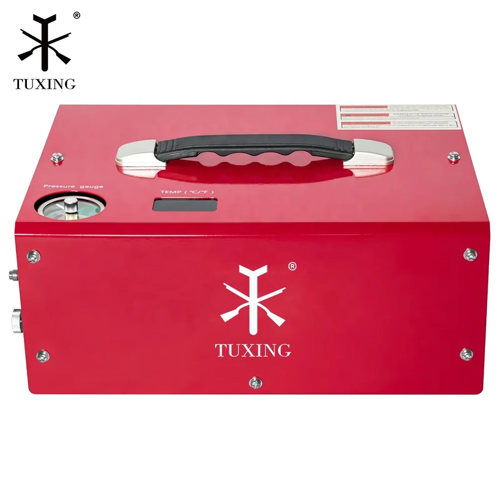 High Quality 300bar Auto Stop Home Use 110V 12V Built-in Converter    Air Compressor For Air Tank