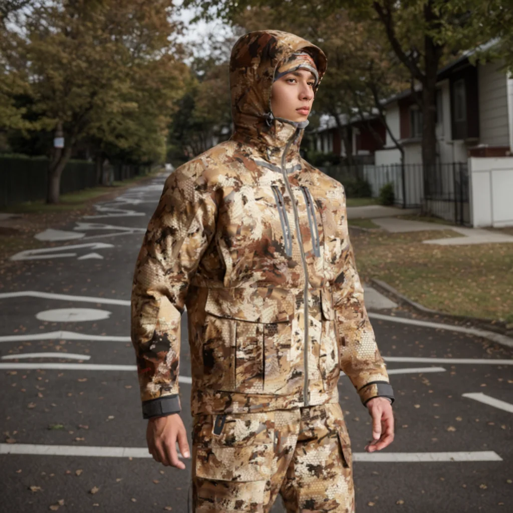 Veste Aérolite du Nord Isolée de Haute Qualité, Costume CamSolomon, Pêche en Hiver, html au Canard, Marais, Extérieur