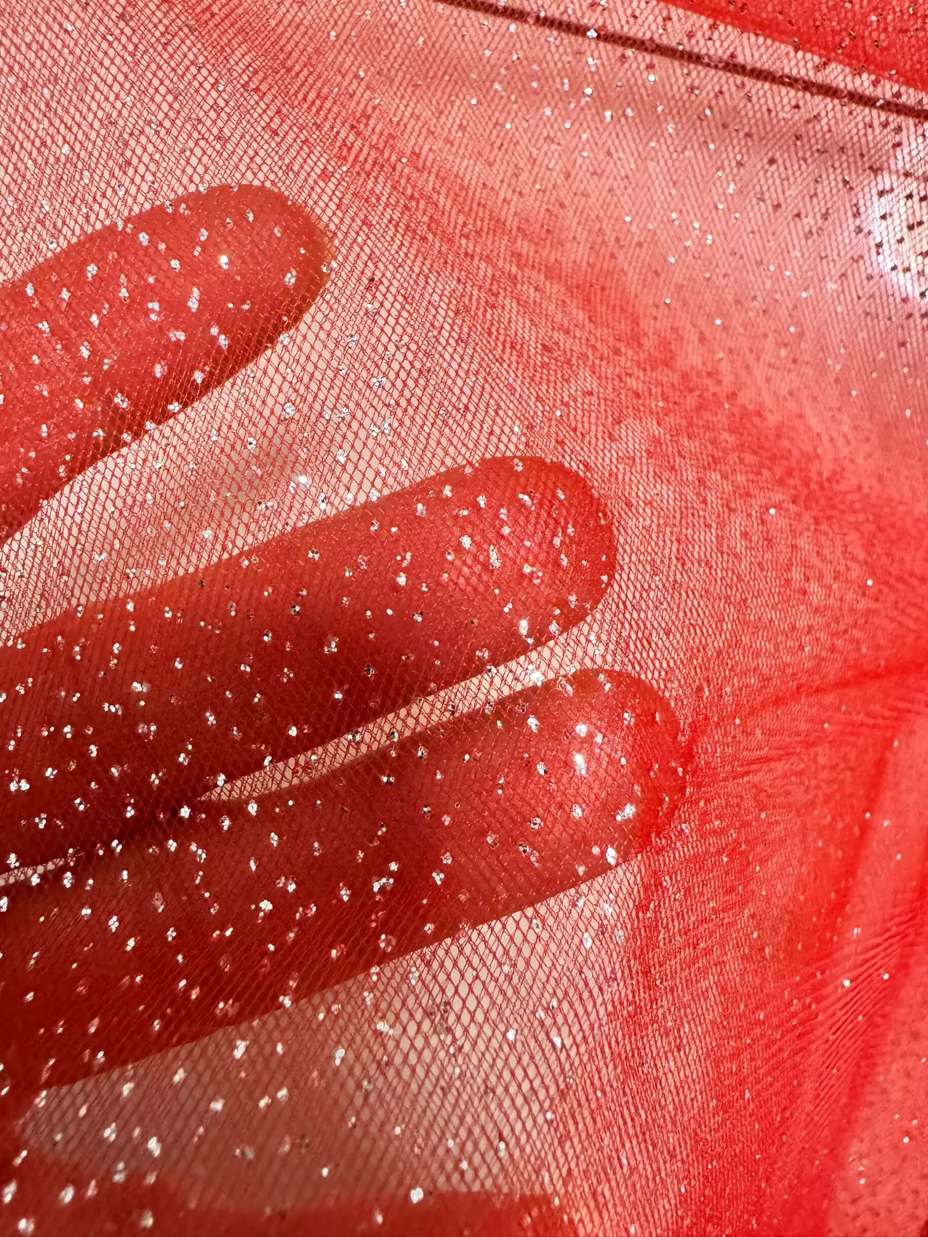 23 Colors Glitter Soft Tulle Fabric Bridal Veil Ball Gown Evening Dress Material Shining Backdrop Fabric Accessories