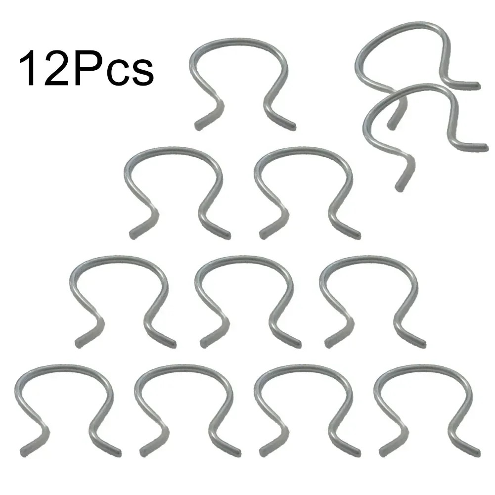 12pcs/set Door Handle Window Crank Retainer Horseshoe Clip Plastic Fastener Clips For Chevrolet For Pontiac For Buick 1949-1970
