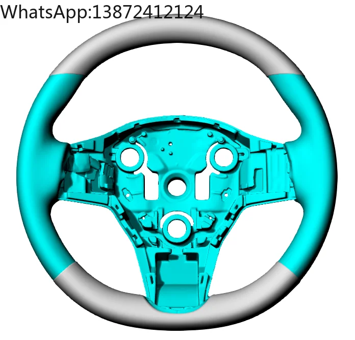 

2019-2023 Dry Carbon Fiber Model 3 Car Steering Wheel Covers for Tesla Model 3 Car Steering Wheel Covers