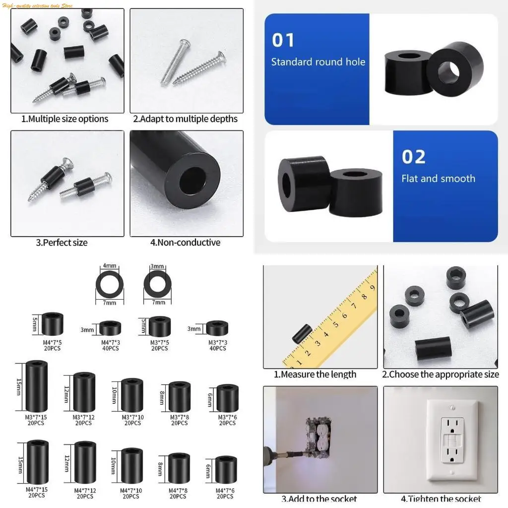 203F 230Pcs Heatbed Silicone Leveling Column Mounts Heat-Resistant Silicone Buffer