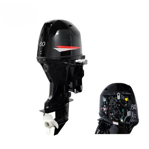 60HP 4-Stroke Outboard Engine AIQIDI Electric Starter Remote Control Marine Boat Motor Outboard