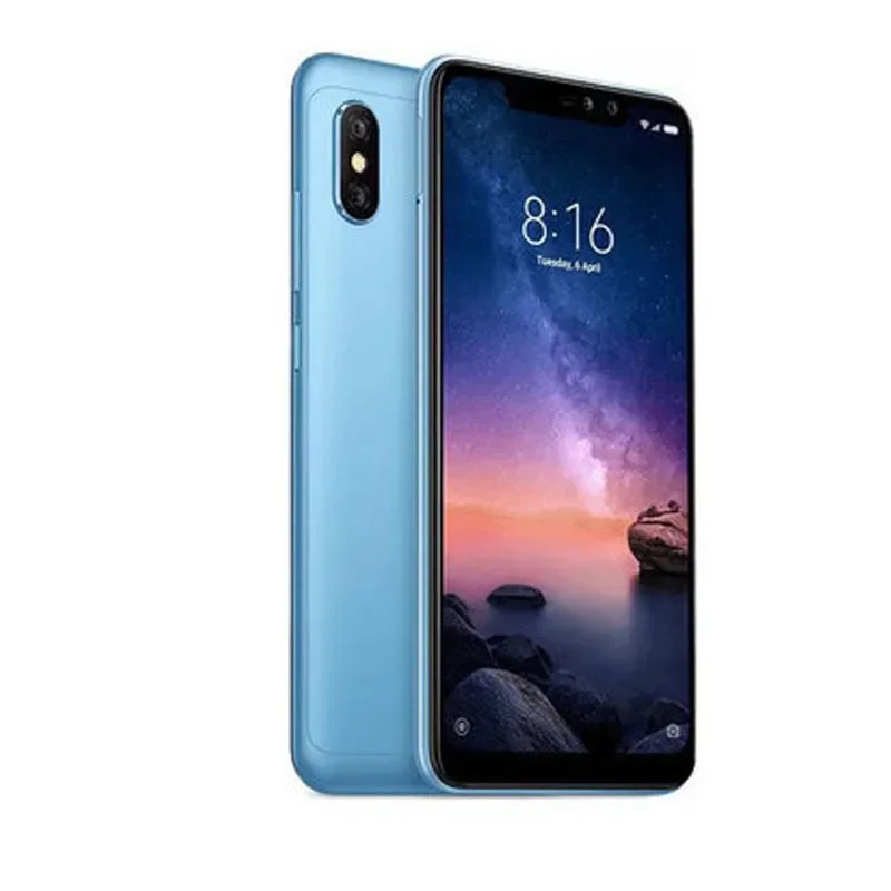 Xiaomi-Smartphone Redmi Note 6 Pro, Snapdragon 636, appareil photo 12MP, 6.26 ", ROM globale, 2280x1080 pixels, 4000mAh, téléphone d'occasion