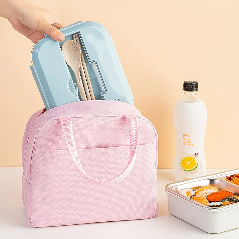 Borse per il pranzo alla moda per bambini con spedizione gratuita Borse per ragazze per bambini Banto Lunchbox Borsa per alimenti Borse isolanti nere