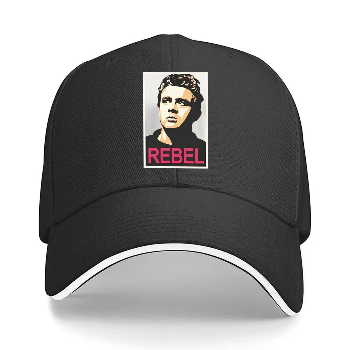 

Rebel Bold Text Hero Fun Art Sandwich Baseball Cap