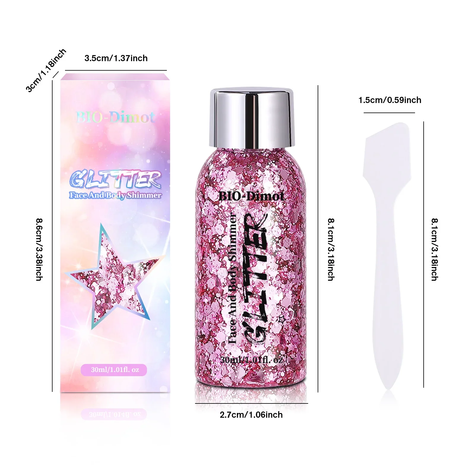 6개 세트 바디 젤 글리터 아이섀도우 메이크업 장식 인어 비늘 얼굴 파티 무대 메이크업 폴라라이즈드 브라이트 화장품