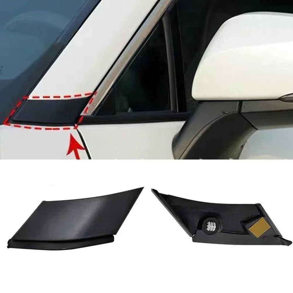 For Toyota For RAV4 2019-2023 Left Front Door Window A-Pillar Cover Trim Decorative Cover Side Mirror Window Panel