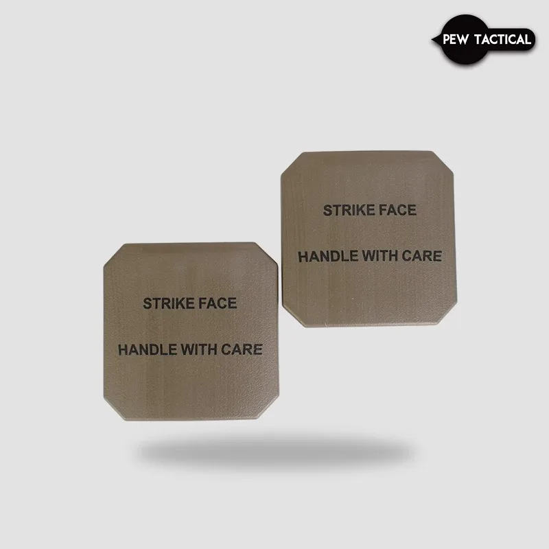 PEW Tactical Plates Set FCPC V5 Vest Side 6x6 Plastic Plate Carrier Pad Dummy Plates Shock Resistant PP Board