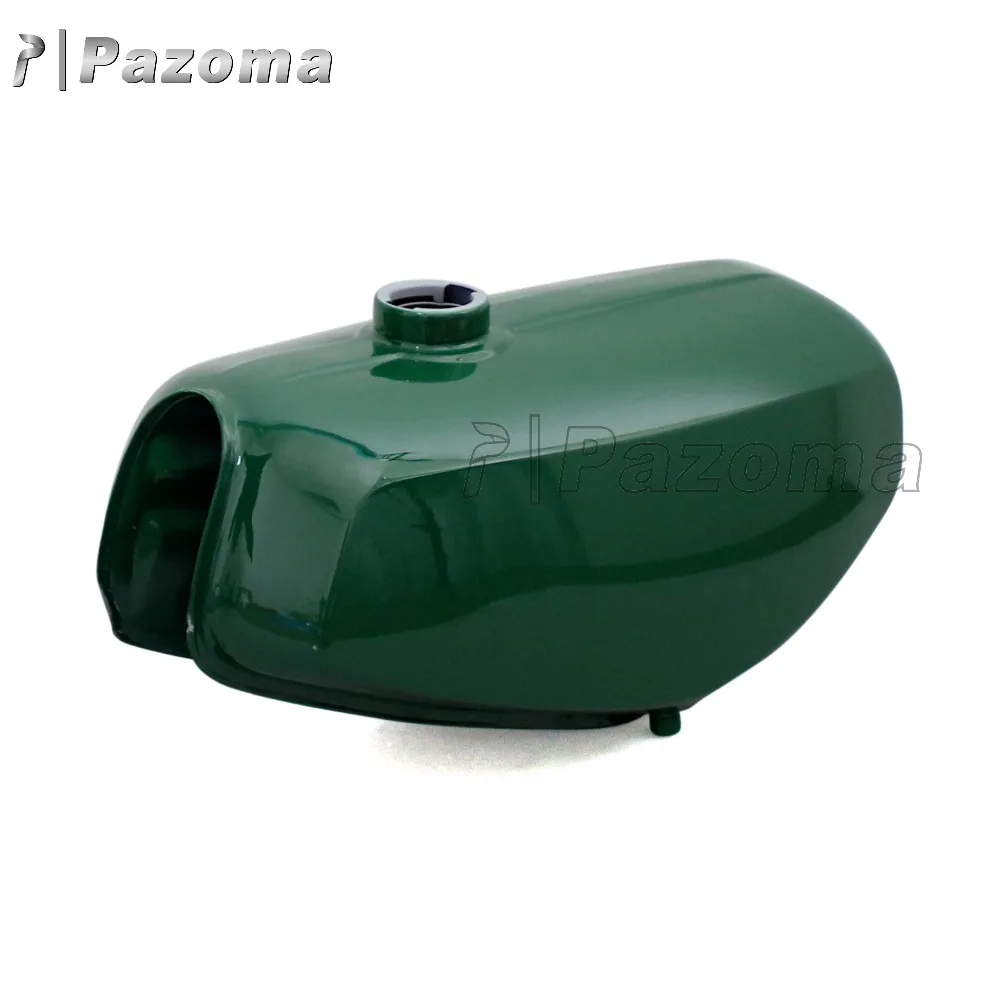 

Pazoma Wholesale Custom Gas Tank High Quality Steel German Design Green Motorcycle Fuel Tank for Simson * S