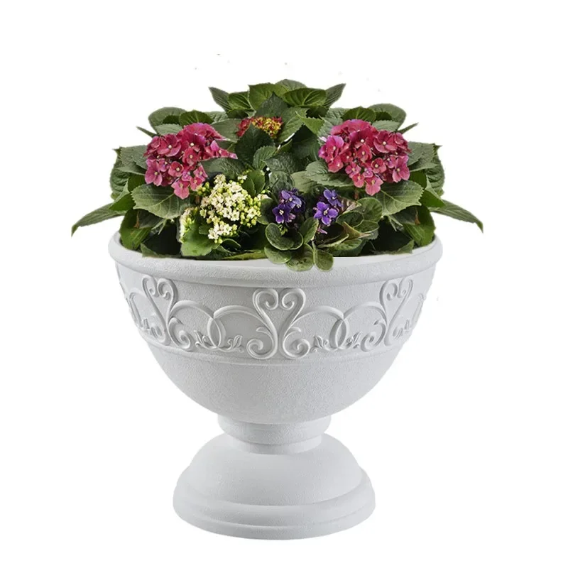 Special offer European Roman plastic gardening balcony courtyard thickened relief trophy villa combination succulent large flowe
