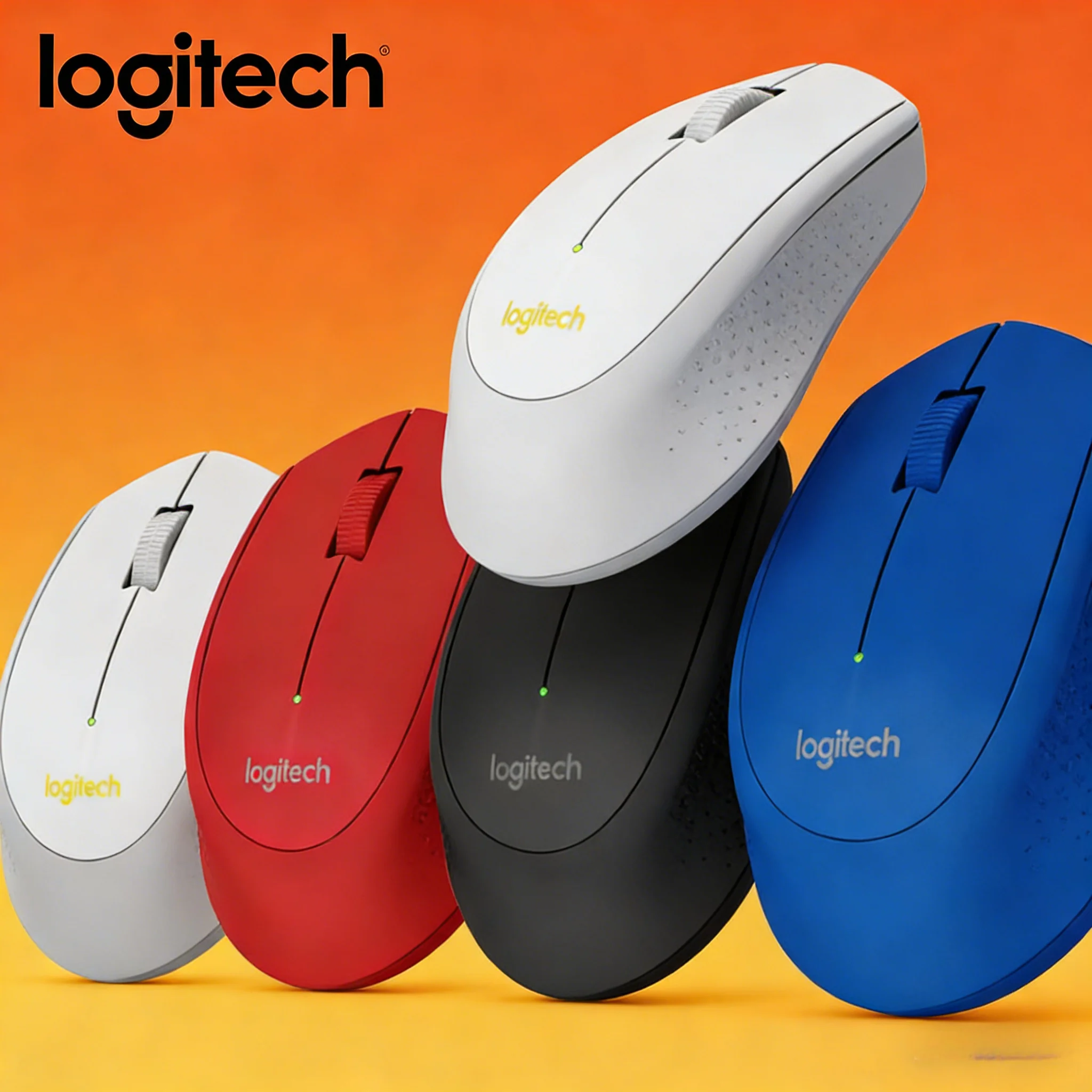 

Беспроводная мышь M280 от Logitech, USB-приемник, эргономичный дизайн, прочный аккумулятор, красочный портативный для всех компьютеров и игр