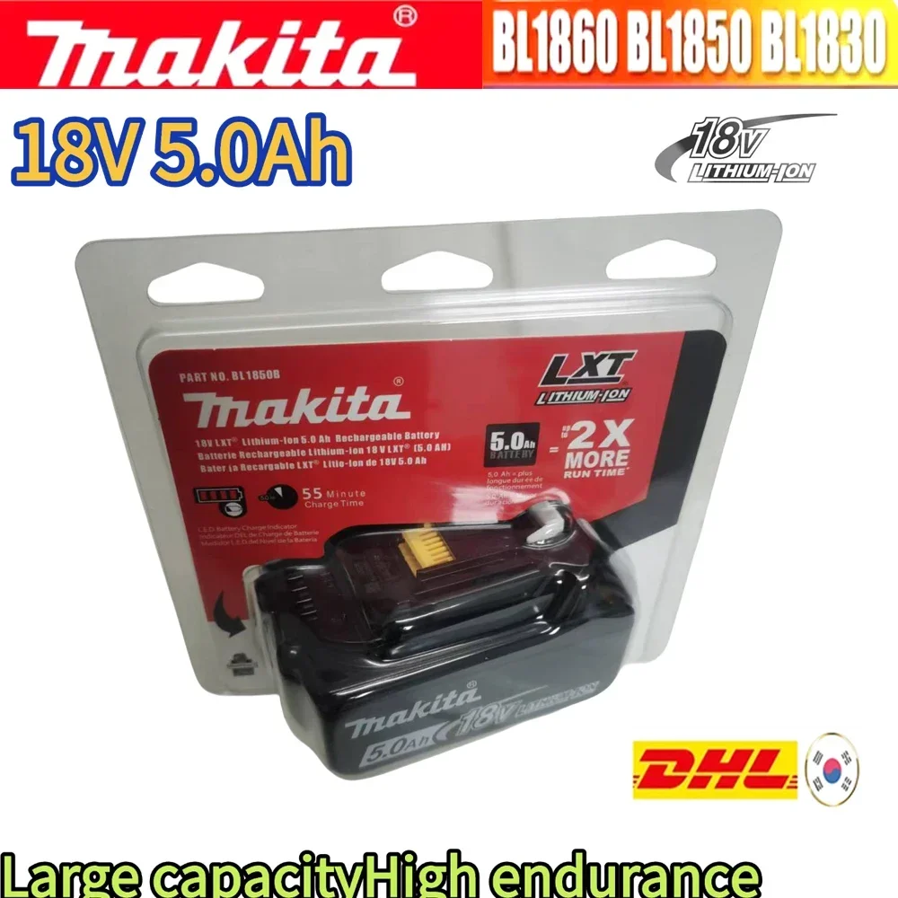 

New packaging original Makita tool 18V 5/6/Ah rechargeable battery, quality assurance, long battery life, fast charging, charger