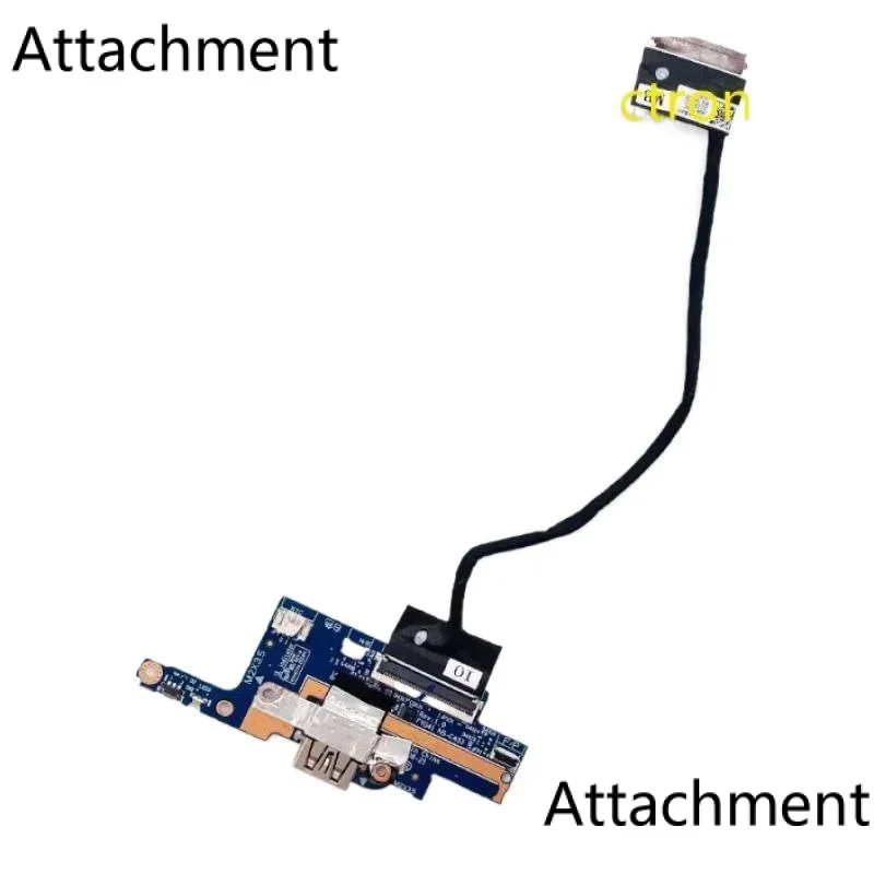 For Lenovo Yoga C740-14 C740-14IML laptop power button switch USB jack IO board fyg41 NS-C43 3 5c50s24993