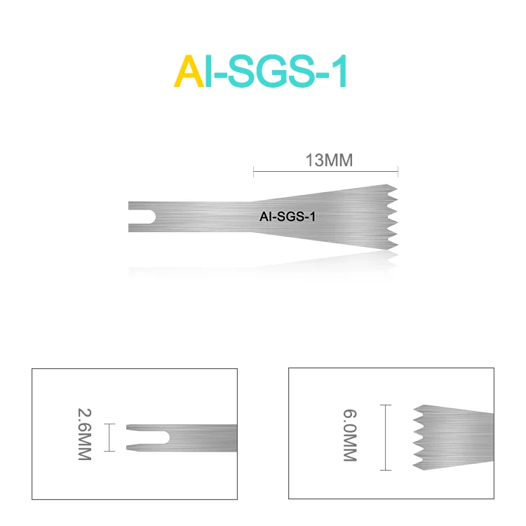 Dental Accessories Micro Saw Handpiece Saw Blades Bone Cutting Material Compatible AI-SGR-D/SGO-T/SGS-Y 1pcs
