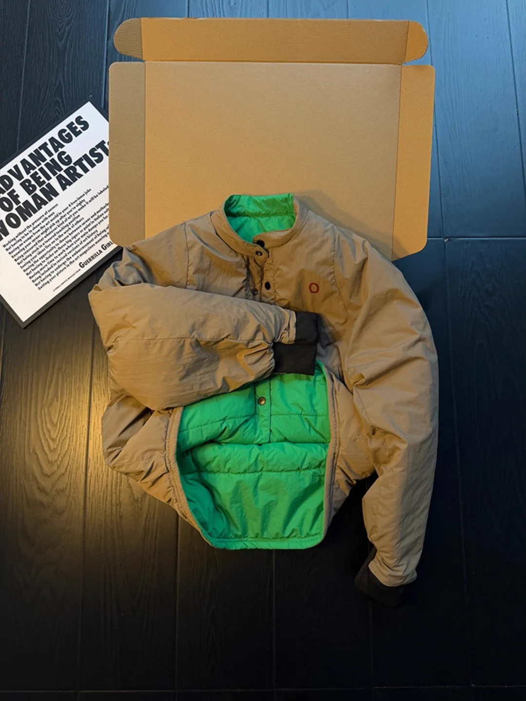 

een Lightweight Cotton Jaet ex Flattering Design Winter Warm Coat Not Puffy Youth Faion Loose Fit Long Sve