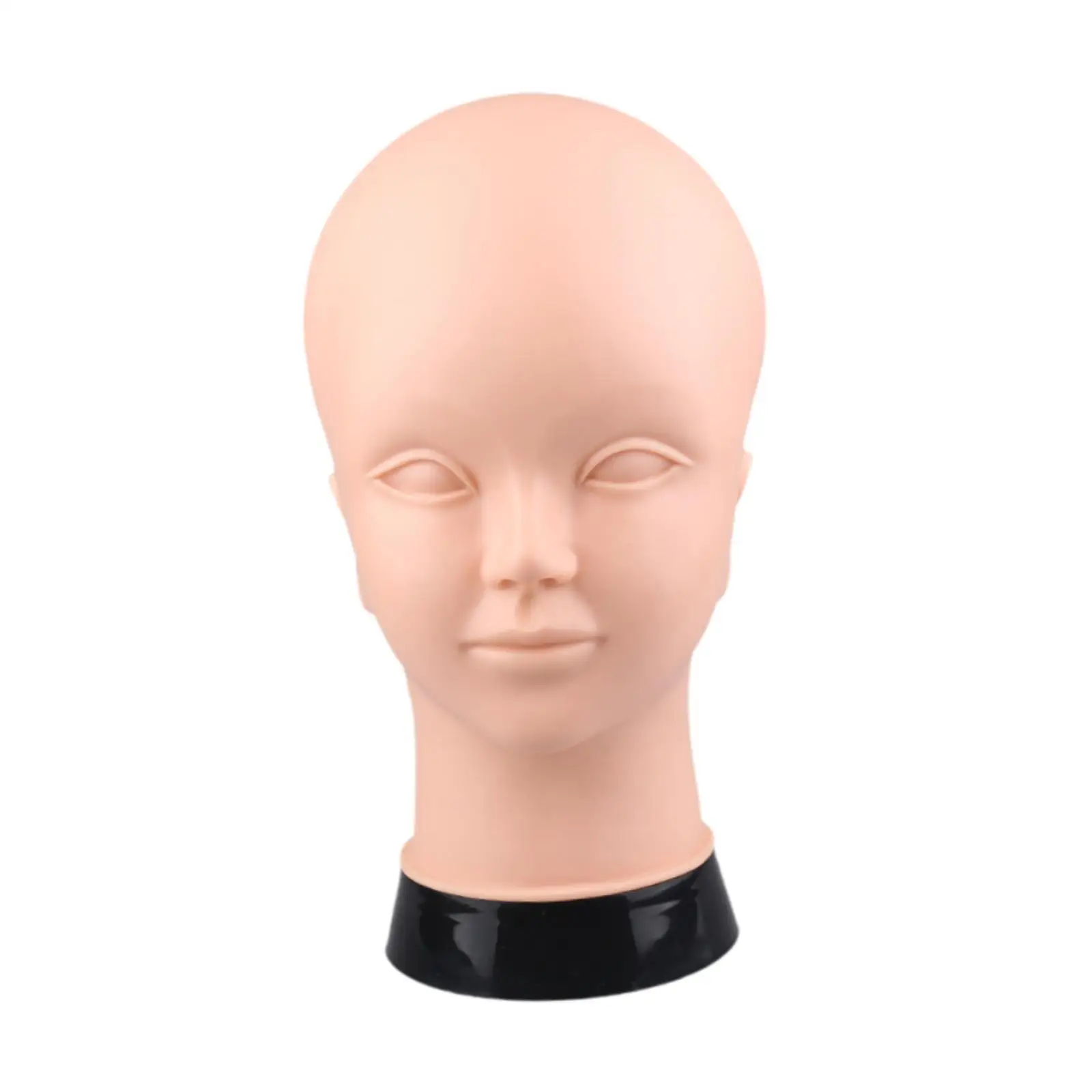 

Bald Mannequin Head Freestanding Headwear Display Prop Sturdy Manikin Head for Headset Display Hat Wig Making Cap Eyeglasses
